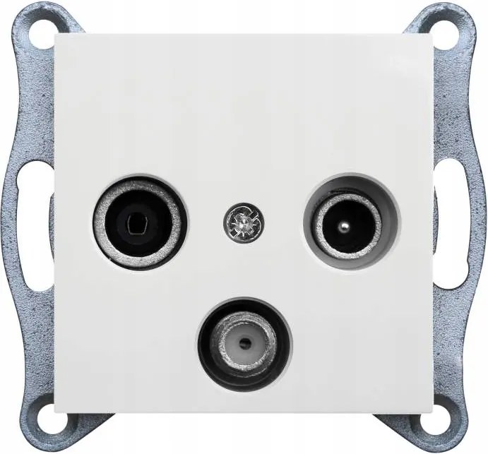 WL3110 Hager Lumina Rtv-sat aljzat végzáró fehér