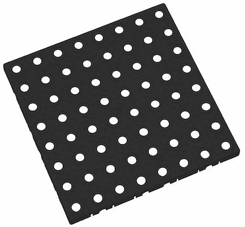 AvaTile székpárna 128 x 128 x 1,6 cm, fekete