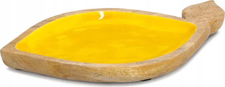 Tálaló tál Citrom, mangófa, 37x23x2