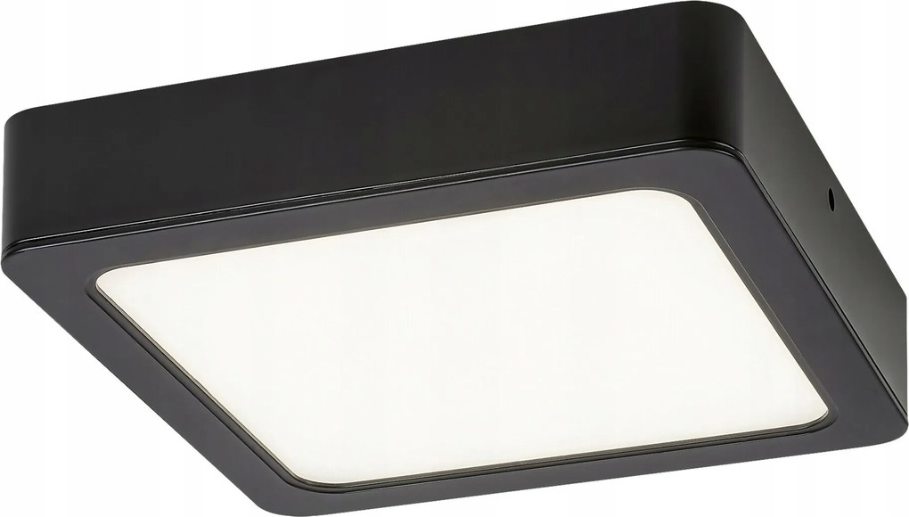 Rabalux Shaun Led mennyezeti lámpa 24W, 2300lm, 4000K, fekete/fehér, 220x220m
