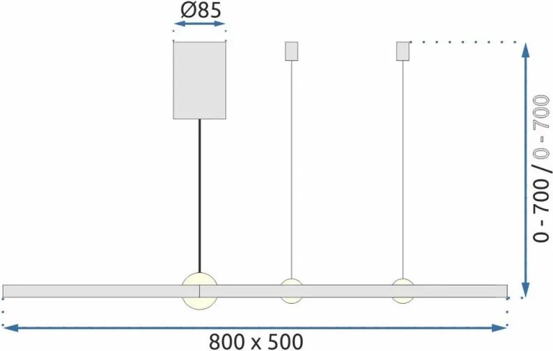 MORETTI MO5801 DIFFERENT Modern Led Függesztett Lámpa IP20
