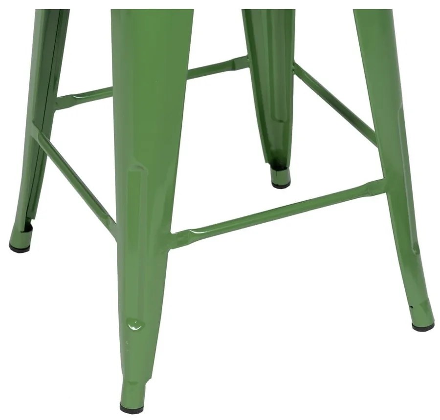 Zöld fém bárszék szett 2 db-os (ülésmagasság 61 cm) – Ixia