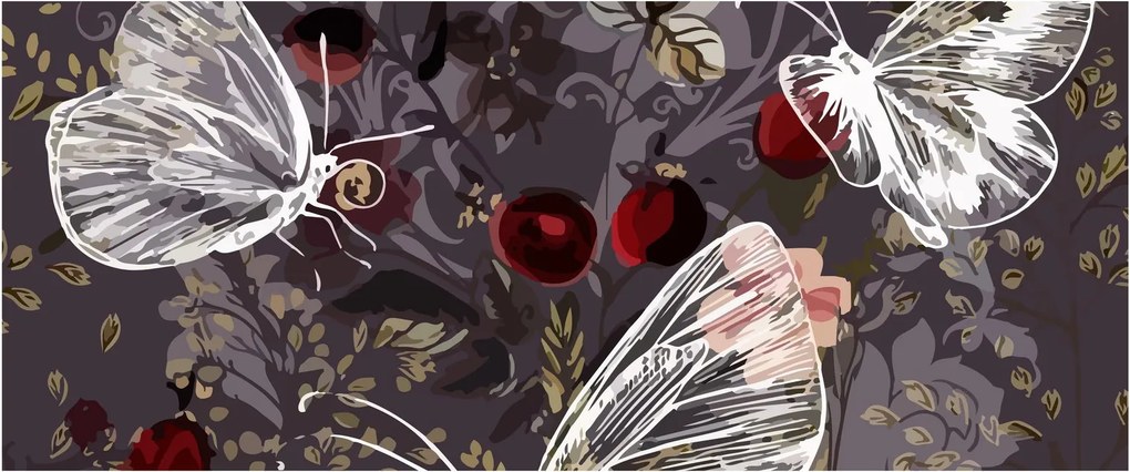 Pillangók képe (120x50 cm)