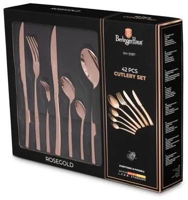 BerlingerHaus 42 részes evőeszköz készlet Anthracite Collection BH/3087