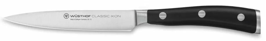 Wüsthof Classic Ikon 12 cm fekete szeletelő kés