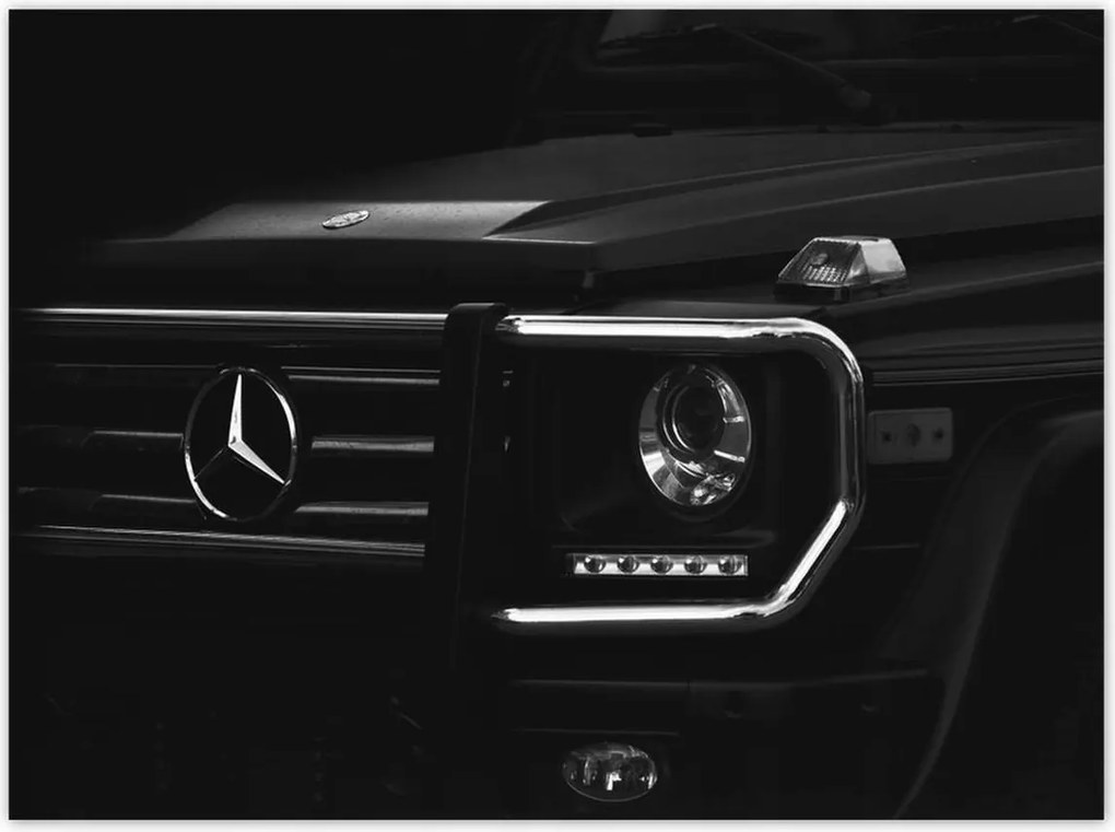Poszterek 135x100 Mercedes fekete Terepjáró