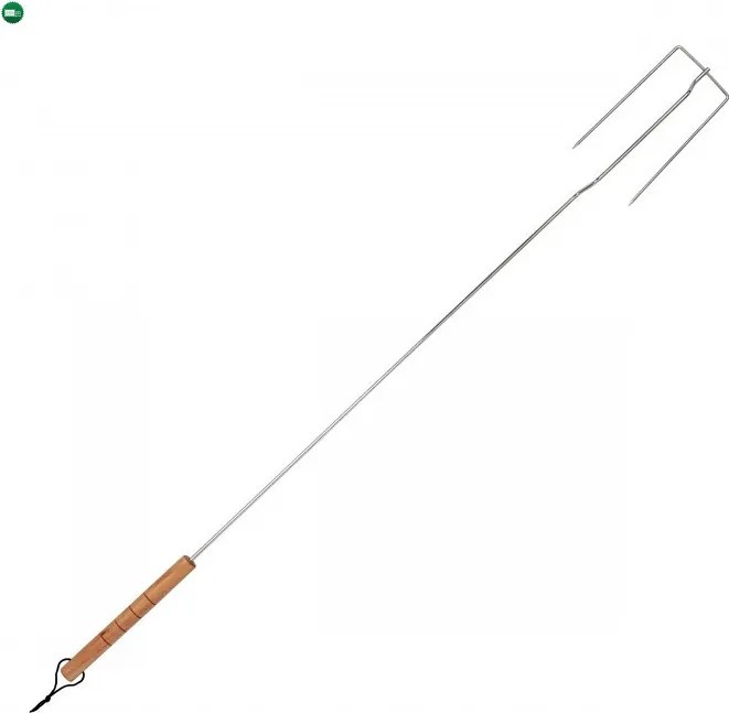 Kolbásznyárs fa fogantyúval 104 cm