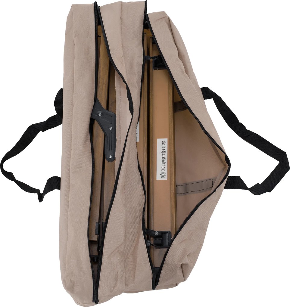 Kempingasztal, barna, ARTUR