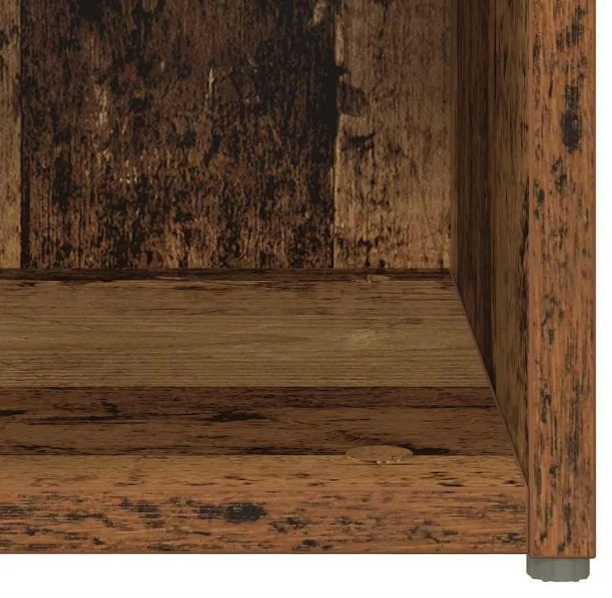 TV Szekrény Szett 6 pcs Öreg fa 37 x 35 x 72 cm Faanyag