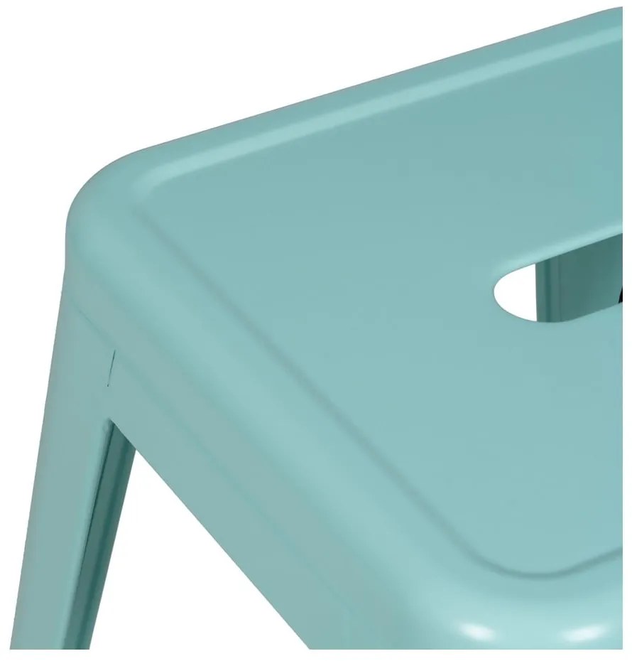 Türkiz fém bárszék szett 2 db-os (ülésmagasság 76,5 cm) – Ixia