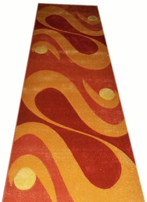 Korall Futószőnyeg 80 x 300 cm narancssárga