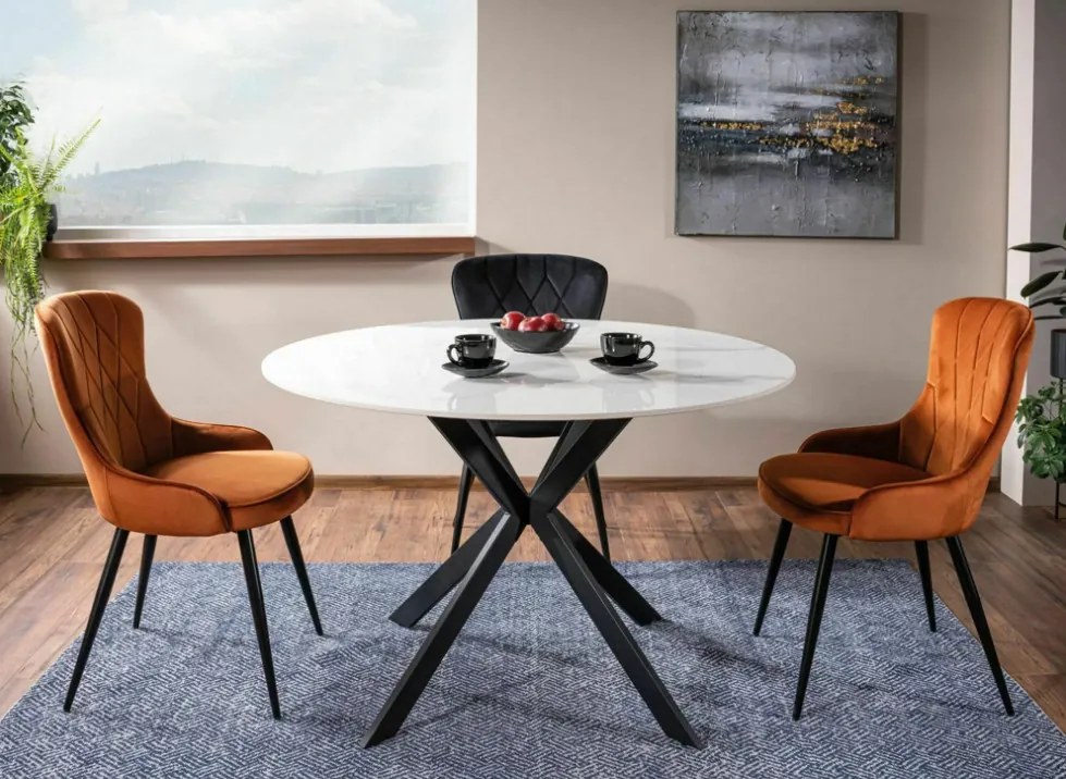 Lotus Velvet étkezőszék fahéj