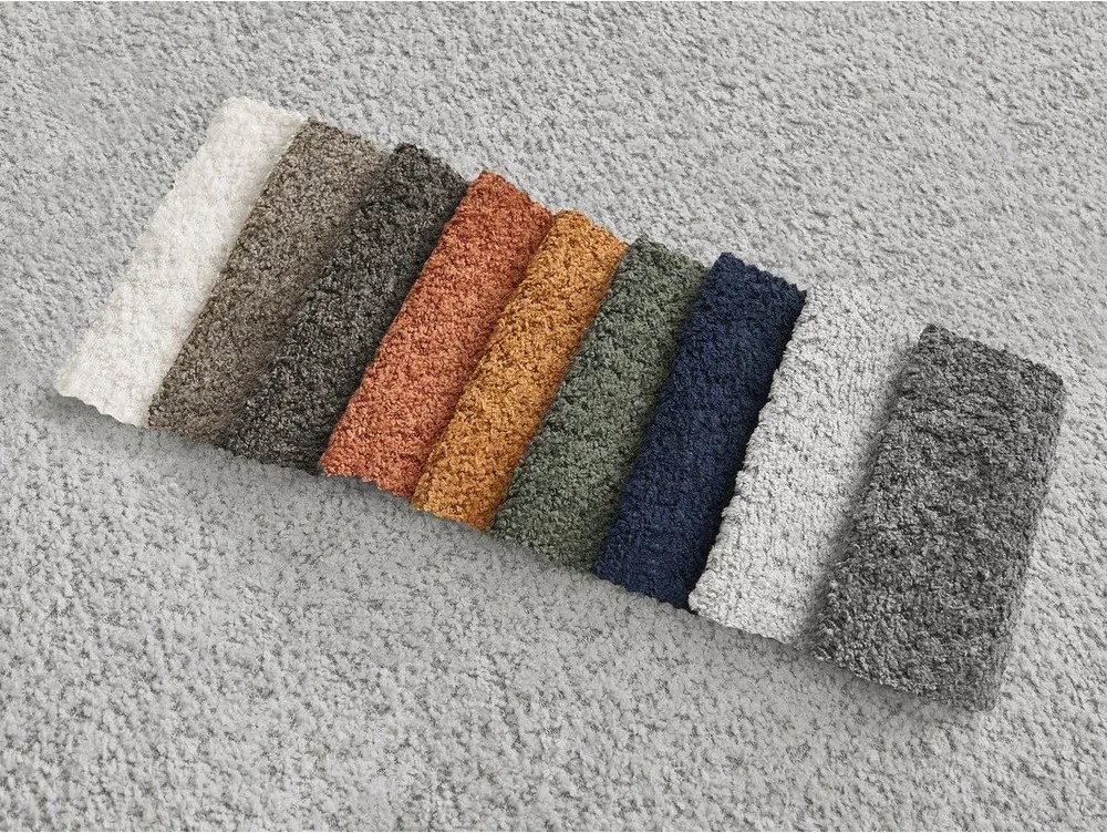 Világosszürke buklé kanapé 286 cm Azra – Bobochic Paris