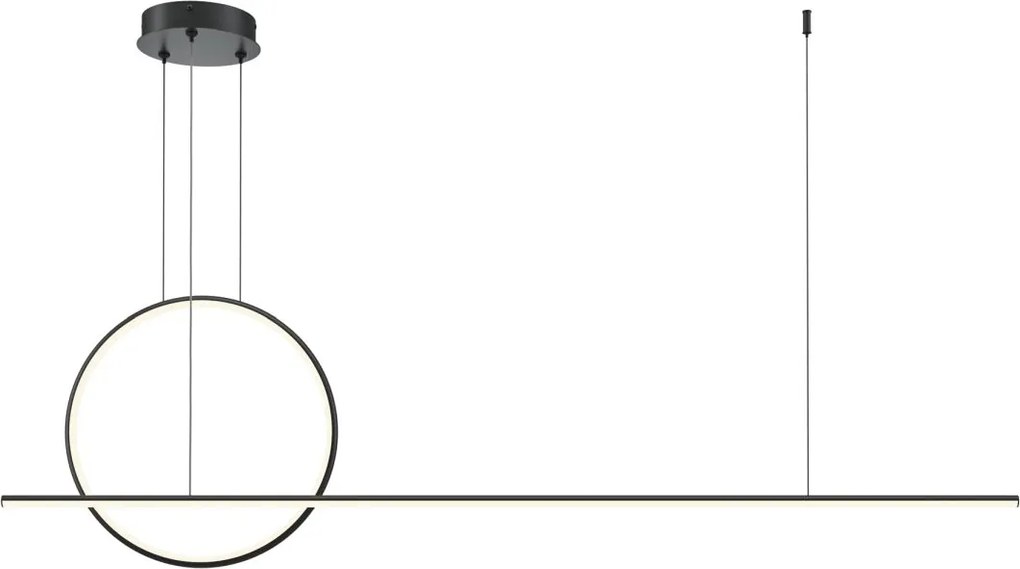 Maytoni modern függeszték halo fehér fekete mymod247pl-l49bk