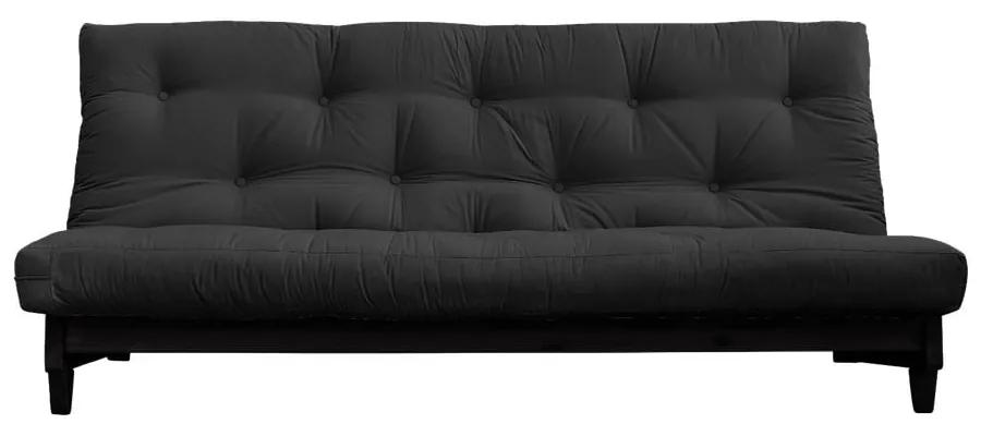 Fresh Black/Dark Grey sötétszürke kinyitható kanapé - Karup Design
