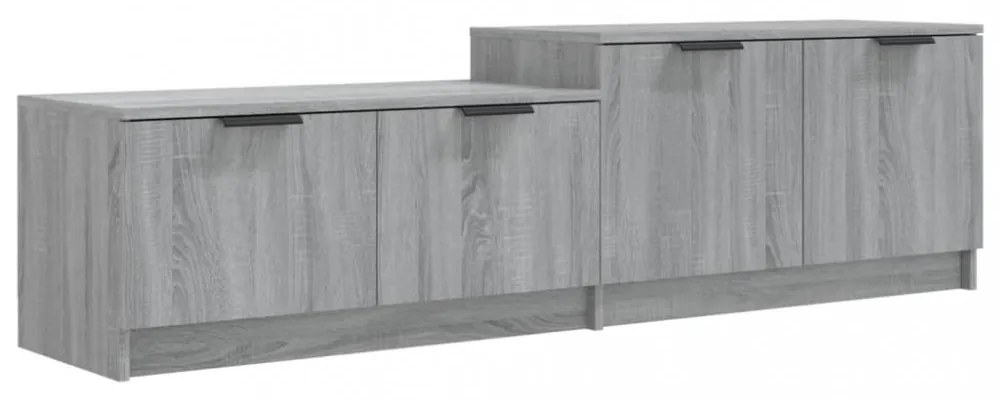 szürke sonoma színű szerelt fa TV-szekrény 158,5 x 36 x 45 cm