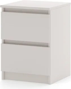 SIMPLE éjjeliszekrény 40 cm 2 fiók kasmír