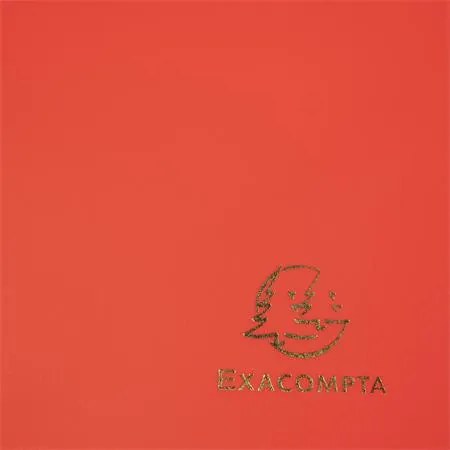 Gumis mappa, PP, A4, EXACOMPTA Opak, piros (EX55905E)