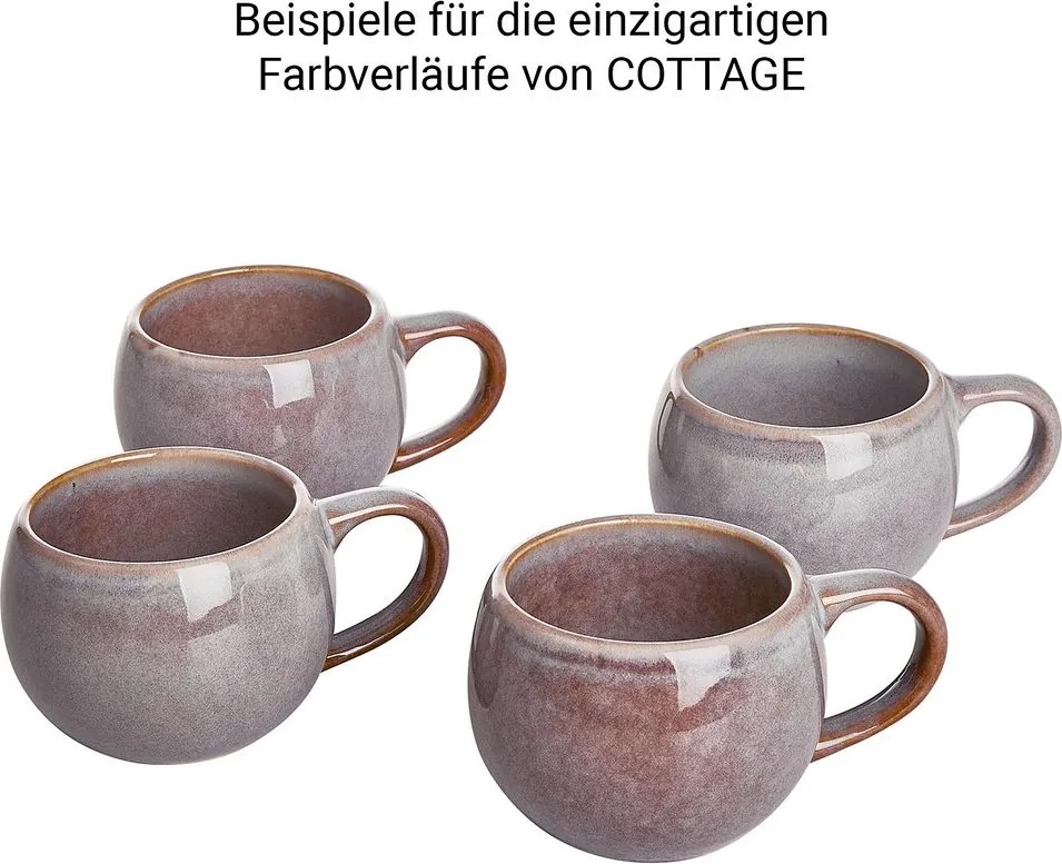 COTTAGE espresso csésze, világosszürke 180ml
