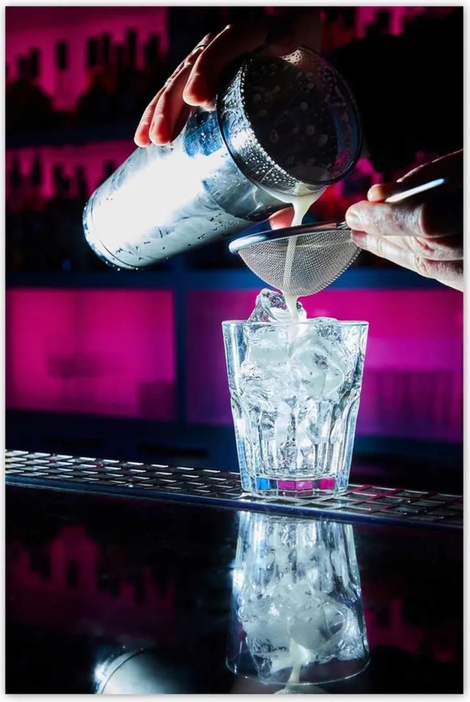 Poszterek 80x120 csapos koktél shaker