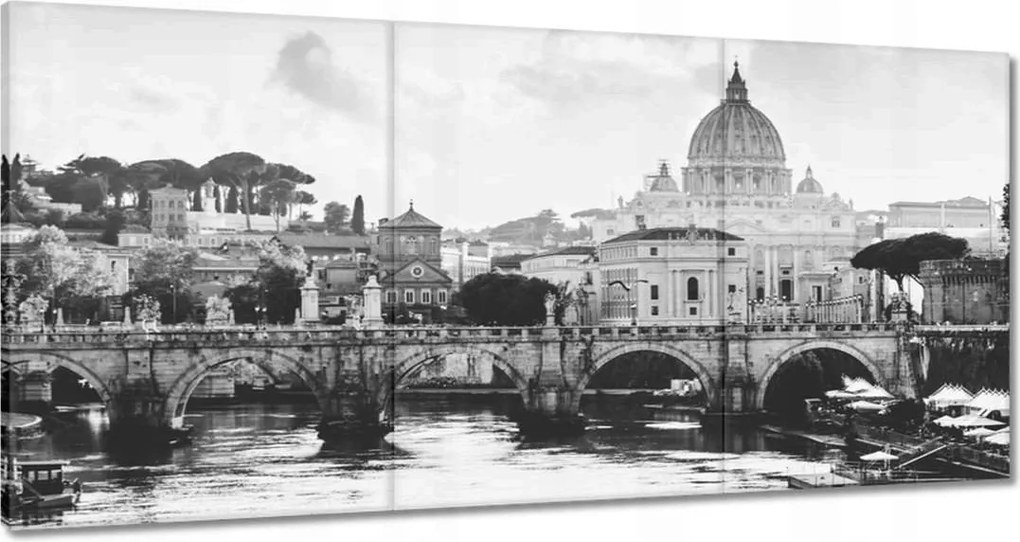 Festmények 180x90 Róma Panorama Vatikán