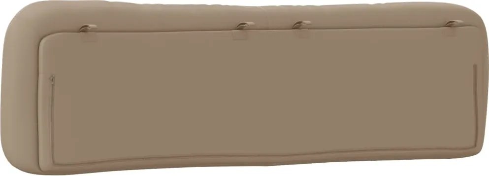 cappuccino színű műbőr fejtámla párna Hvar 180 cm