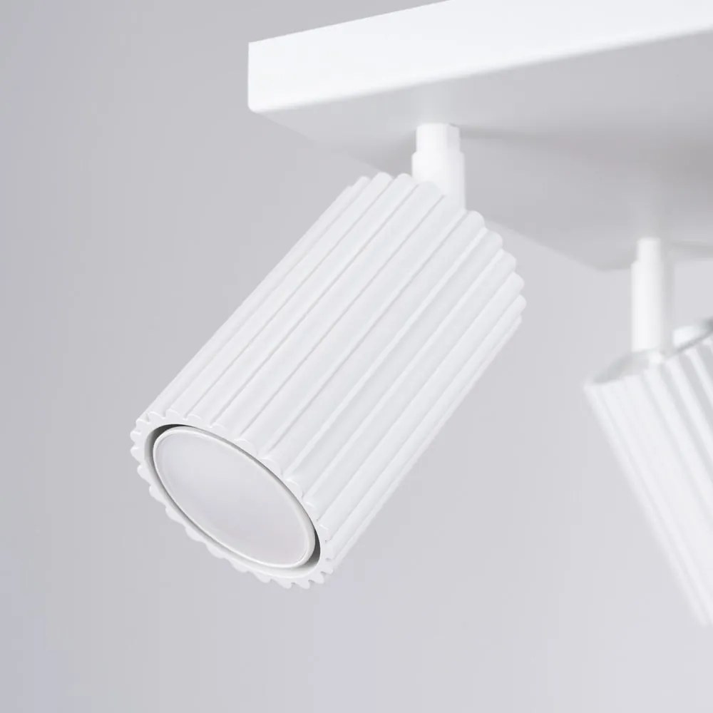 Fehér spotlámpa 25x25 cm Gleam – Sollux