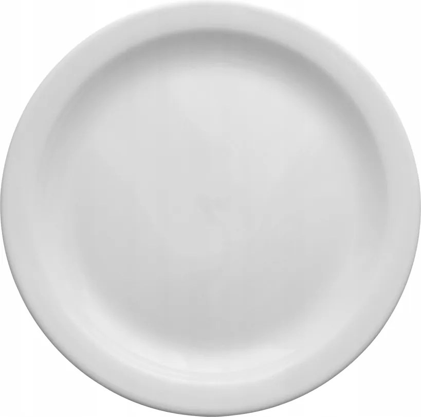 Lubiana Amerika Ebédlő Tányér Csempe 1 db Porcelán 25 cm Fehér