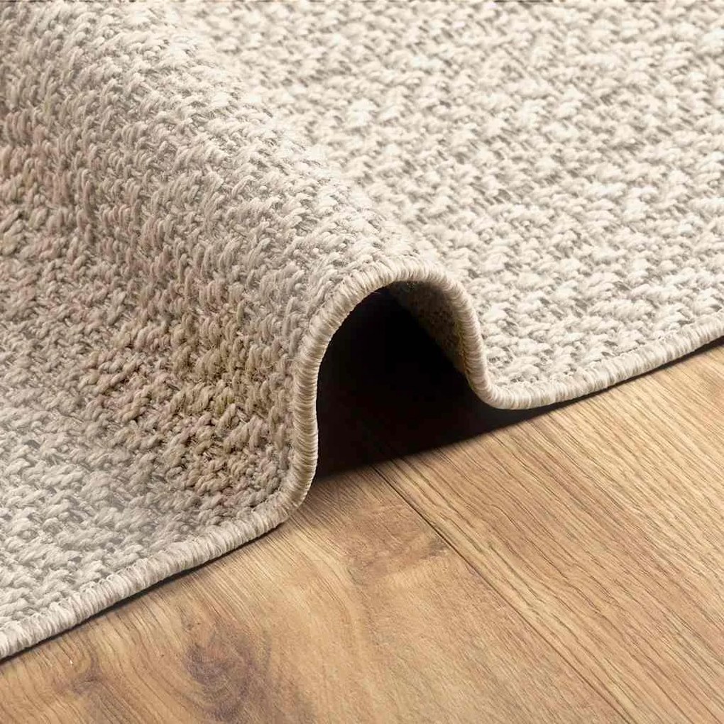 ZIZUR krém juta hatású beltéri és kültéri szőnyeg 60x110cm