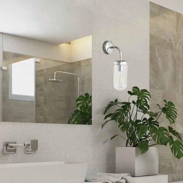 Rabalux 3309 - YAGO fürdőszobai fali lámpa 1xE27/60W/230V IP44 króm