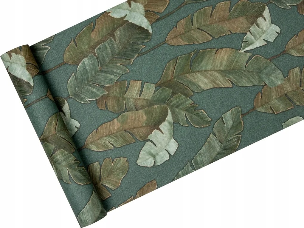 Flizelin tapéta Zöld banánlevél
