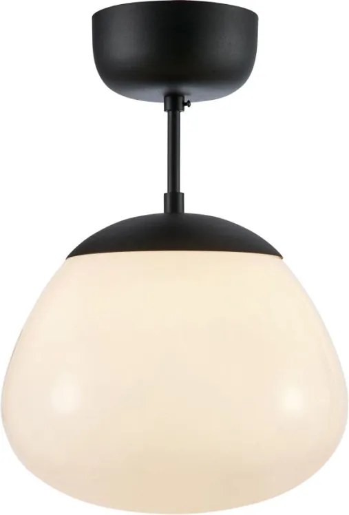 MARKSLÖJD 108543 RISE Loft Mennyezeti Lámpa Fehér, Fekete E27 IP20