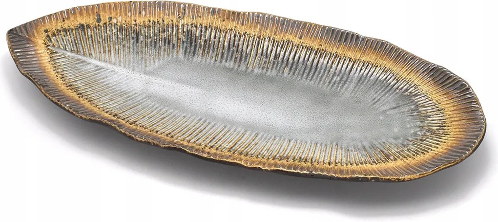 Japán hosszú tányér Akarui ha sushi tál