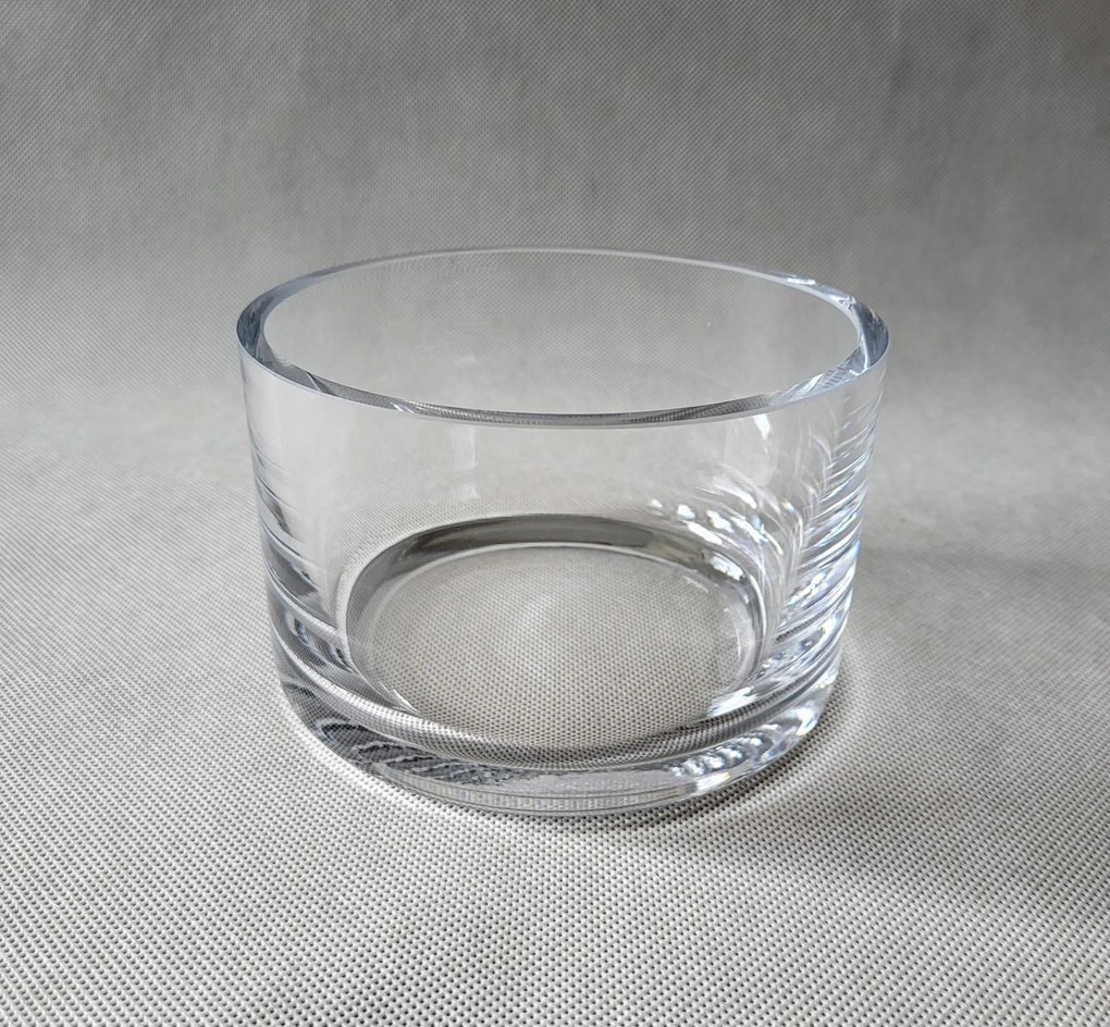 Üveg salátatál 9x15 cm