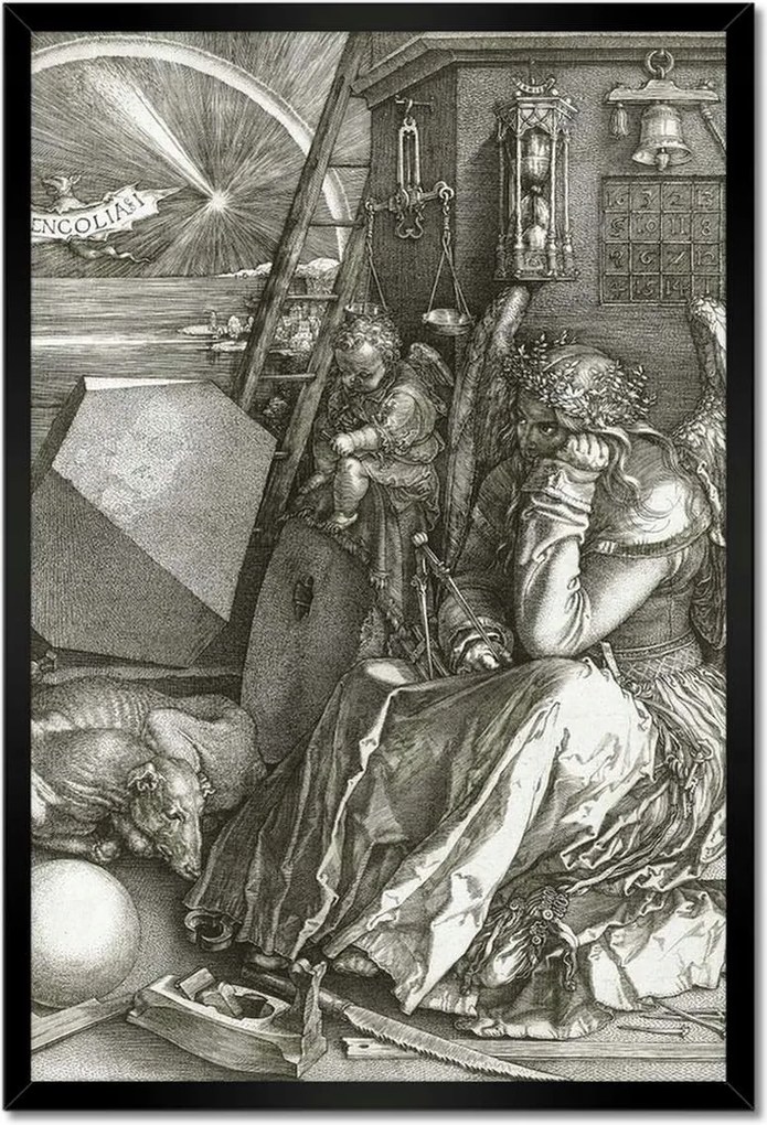 Poszterek keretben 40x60 Dürer Szárnyas zseni