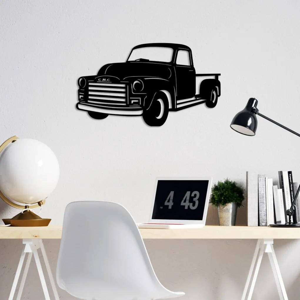 GMC fém fali dekoráció, 60×35 cm – TR891TNL3441
