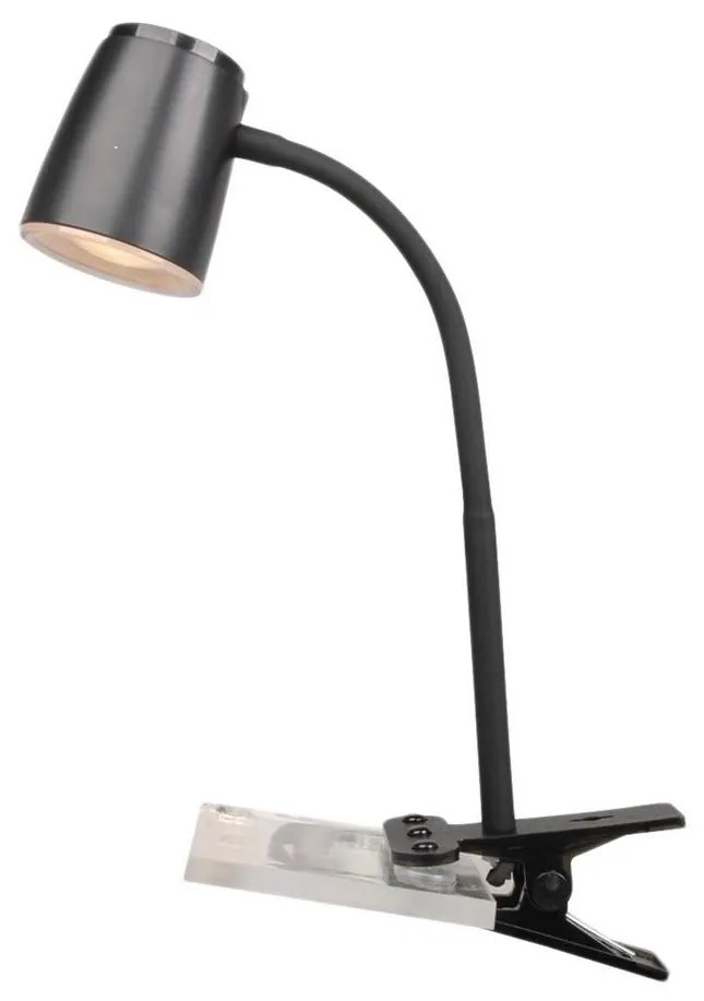 Top Light Mia KL C - LED csipeszes lámpa LED/4,5W/230V fekete