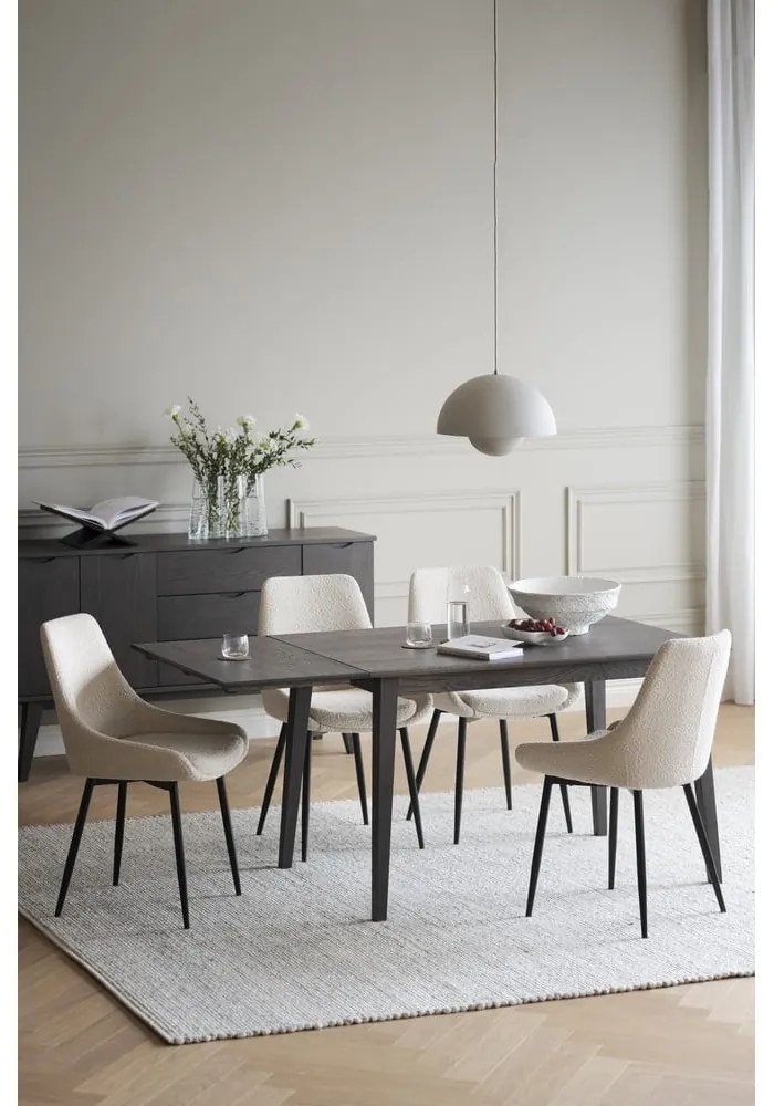 Tölgyfa bővíthető étkezőasztal 120x80 cm Filippa - Rowico