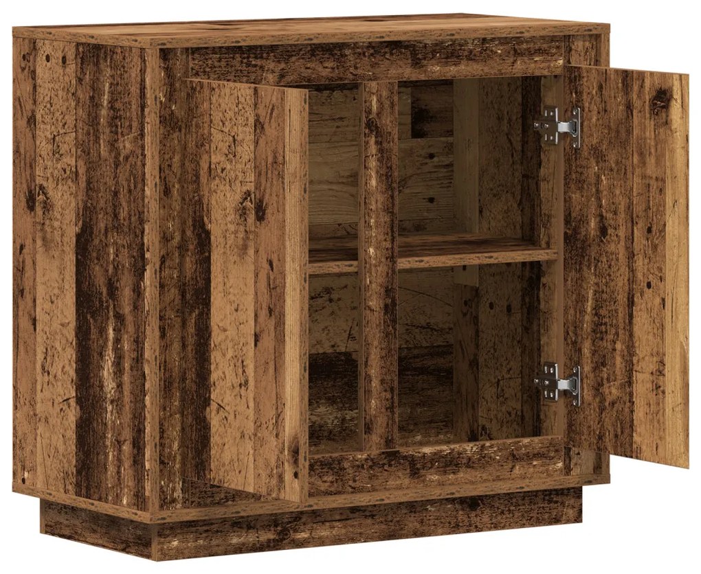 Büfé Régi Fa 80x34x75 cm Műszaki Fa