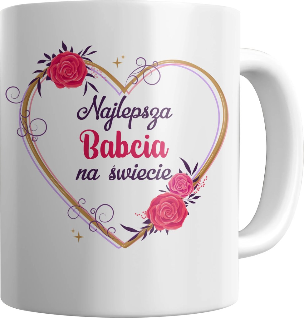 Fehér Bögre A Világ Legjobb Nagymamája Ajándék Nagymama Napjára Ajándék