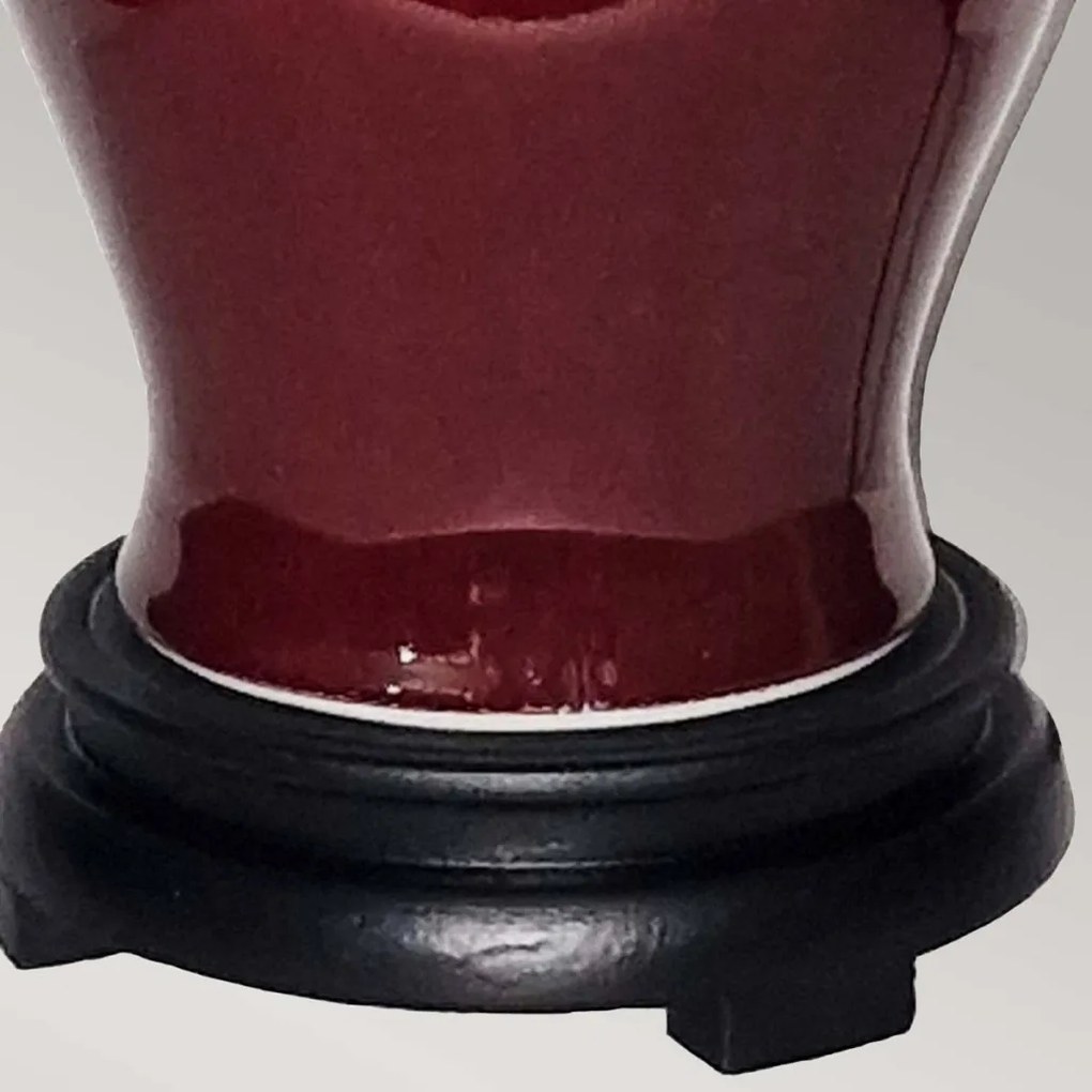 Elstead Lighting Oxblood DL-MAJIN-SMALL-TL-OXB Asztali lámpa 1x60 W/E27