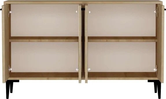 Frezya komód, zafír tölgy, 120 cm