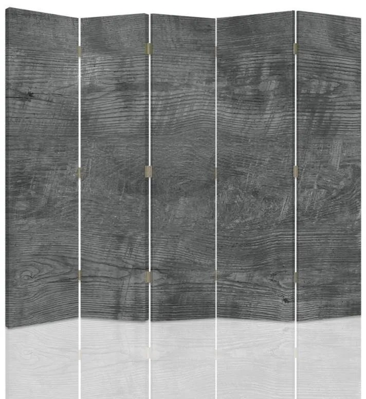 Gario Paraván Szürke fa Méret: 180 x 170 cm, Kivitelezés: Forgó paraván 360°