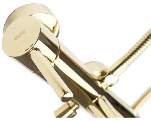 REA-B6635 - LUNGO fürdőkád-szett arany