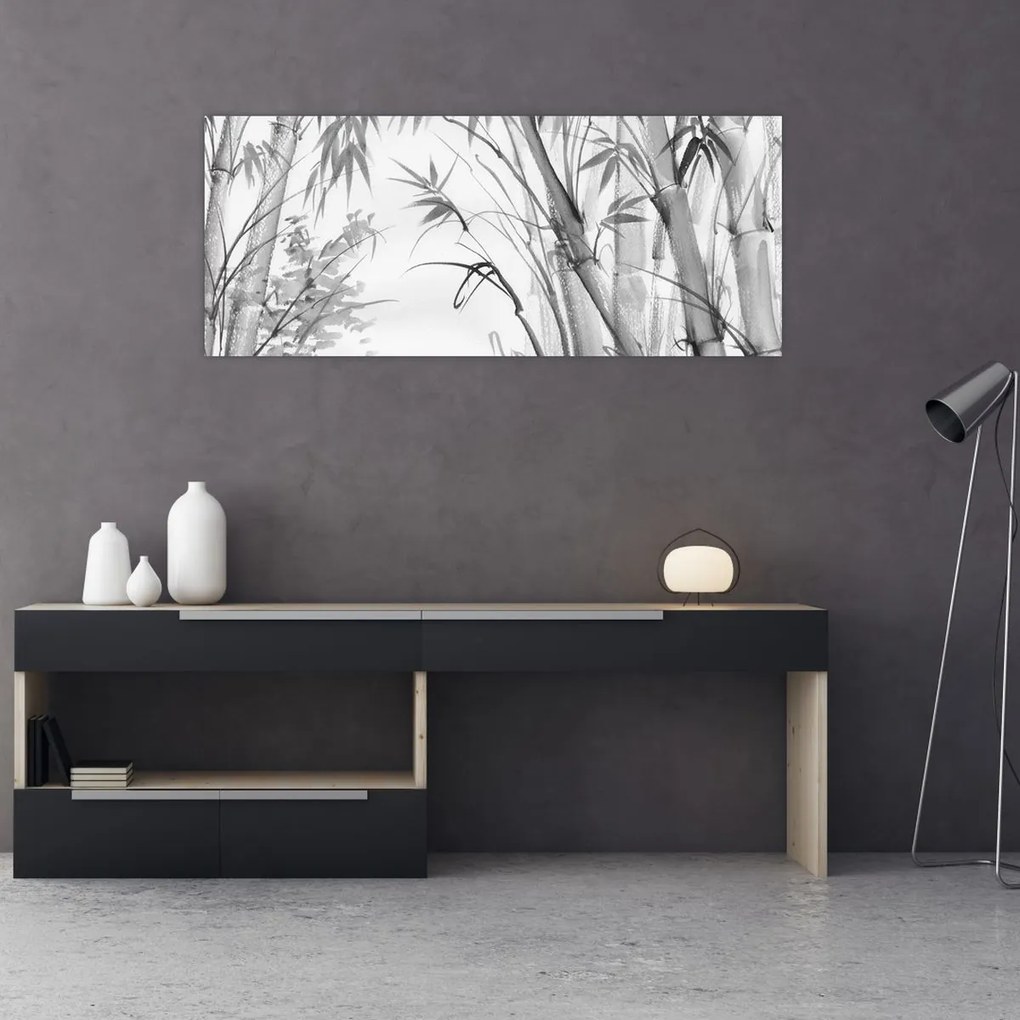 Kép - Bambusz erdő (120x50 cm)
