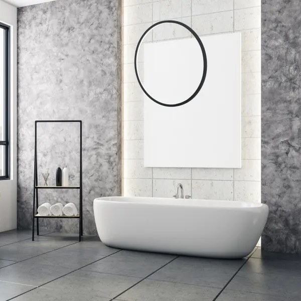 LED csillár SATURNO LED/28W/230V, 50 cm átmérő, IP44, antracit