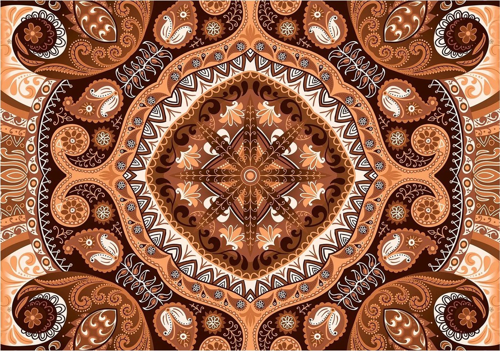 Fotótapéta Mandala Paisley etnikai fali dísz 350x250 +ragasztó