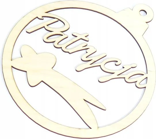 Fa Karácsonyfadísz Névvel XR59