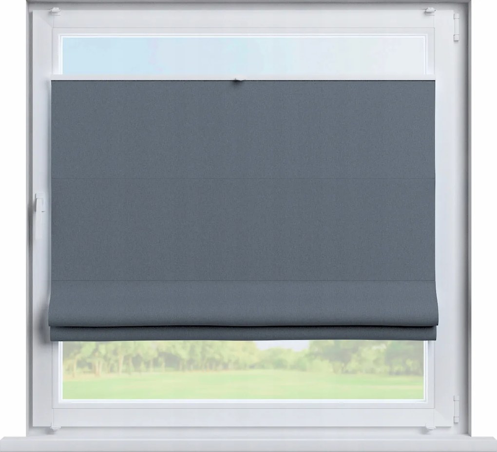 Római pliszírozott roló Szicília 100x170 sötétkék