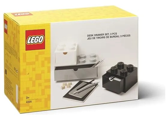 Műanyag gyerek tárolódoboz készlet 3 db-os Multi-Pack - LEGO®